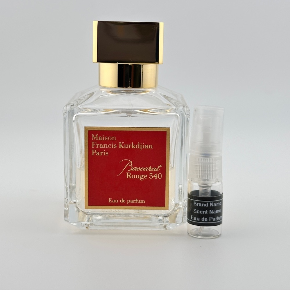 2mL Perfume Sample MAISON FRANCIS KURKDJIAN Baccarat Rouge 540 Eau de Parfum